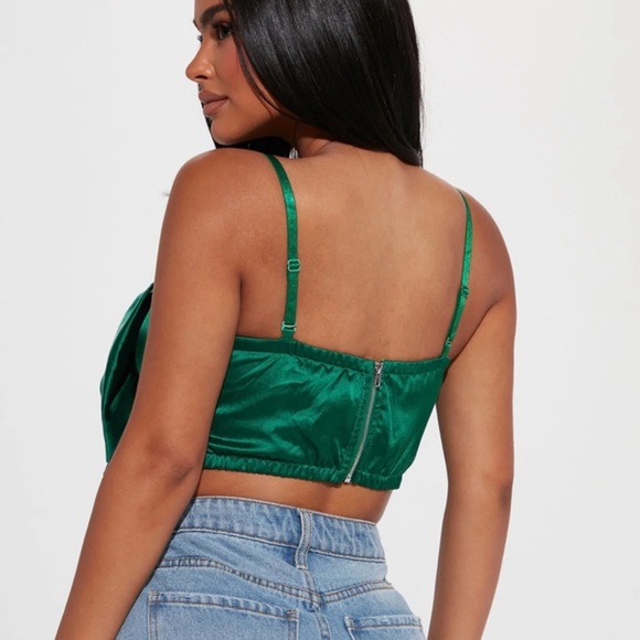 Fashion Nova Bow Tie Top - Picture 2 of 2